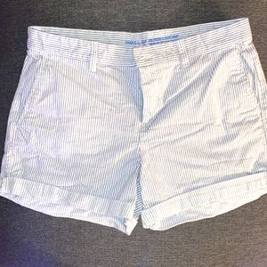 Gap Striped Khaki Shorts